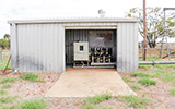 Kaywanna Bore Water Board pump shed March 2013